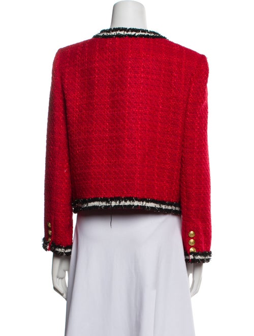 Alice + Olivia Tweed Tweed Pattern Jacket