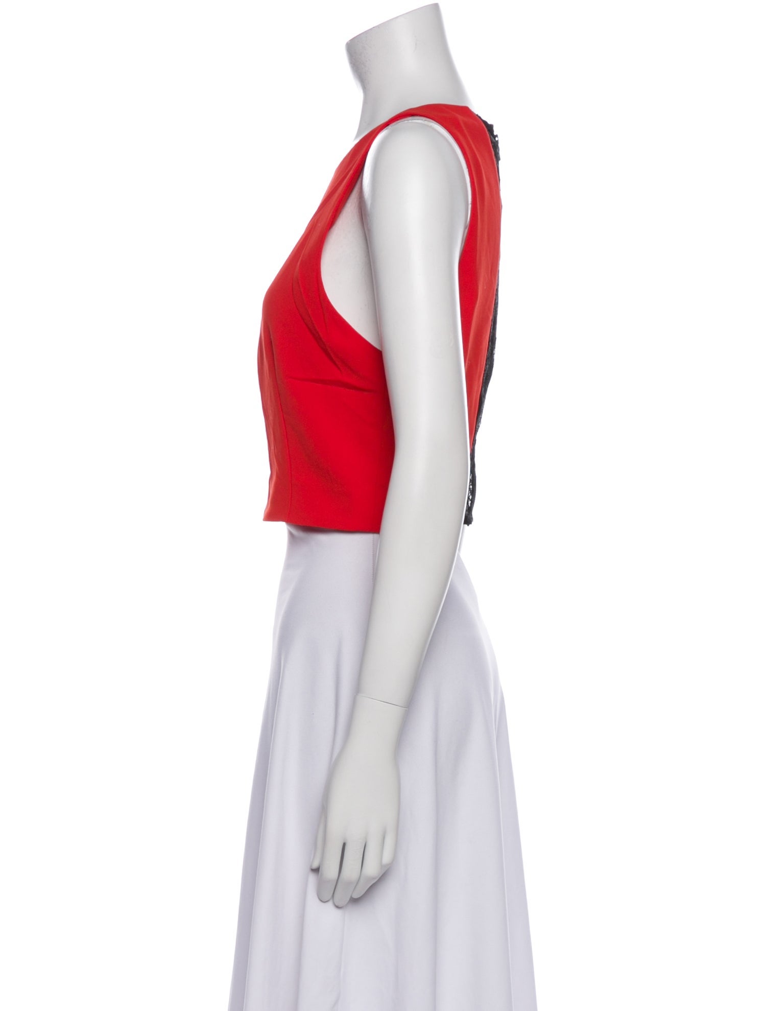 Alice + Olivia Scoop Neck Sleeveless Crop Top w/ Tags