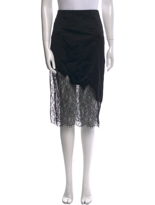 Alice + Olivia Wool Knee-Length Skirt