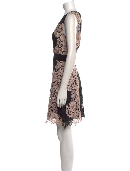 Alice + Olivia Lace Pattern Mini Dress