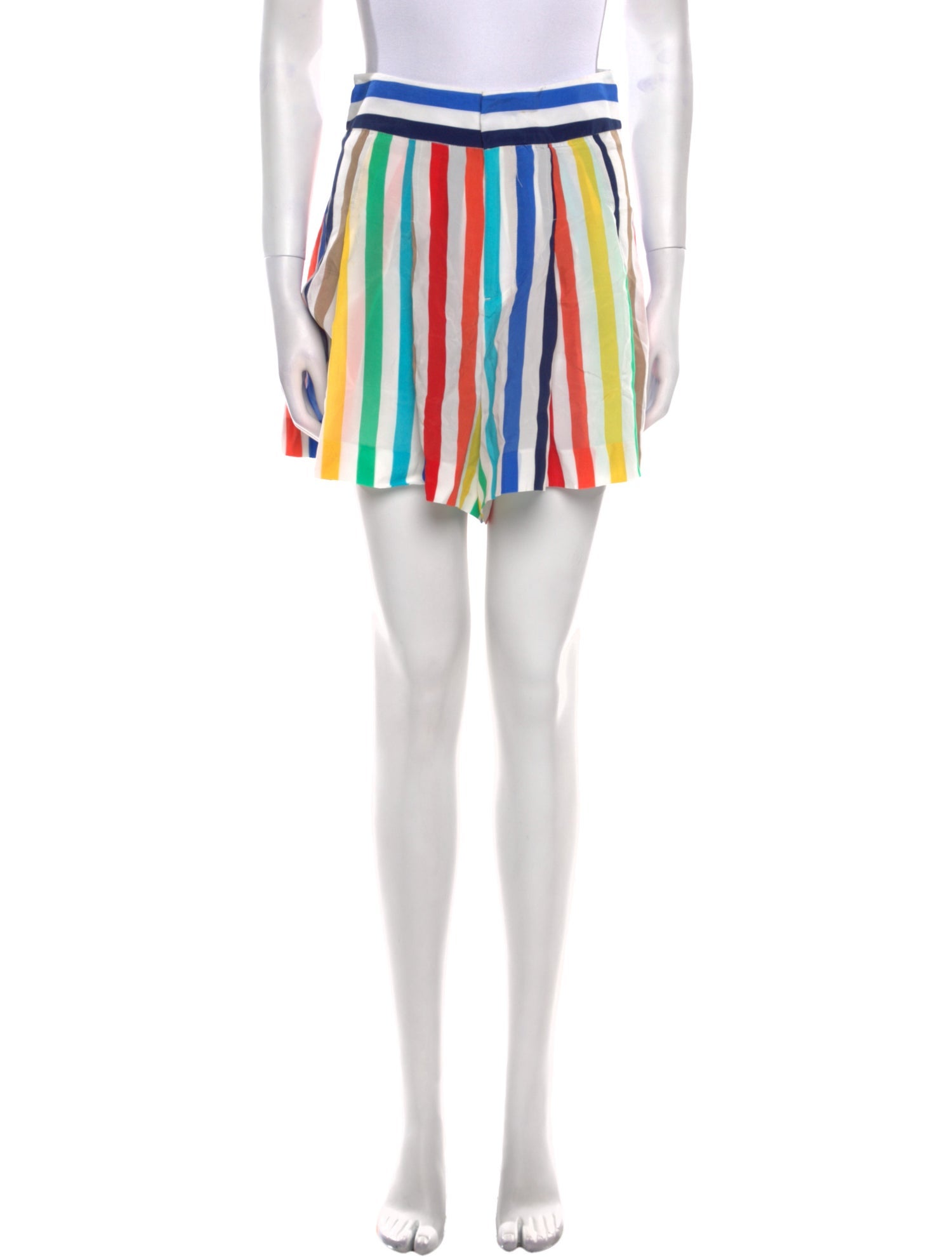 Alice + Olivia Striped Mini Shorts