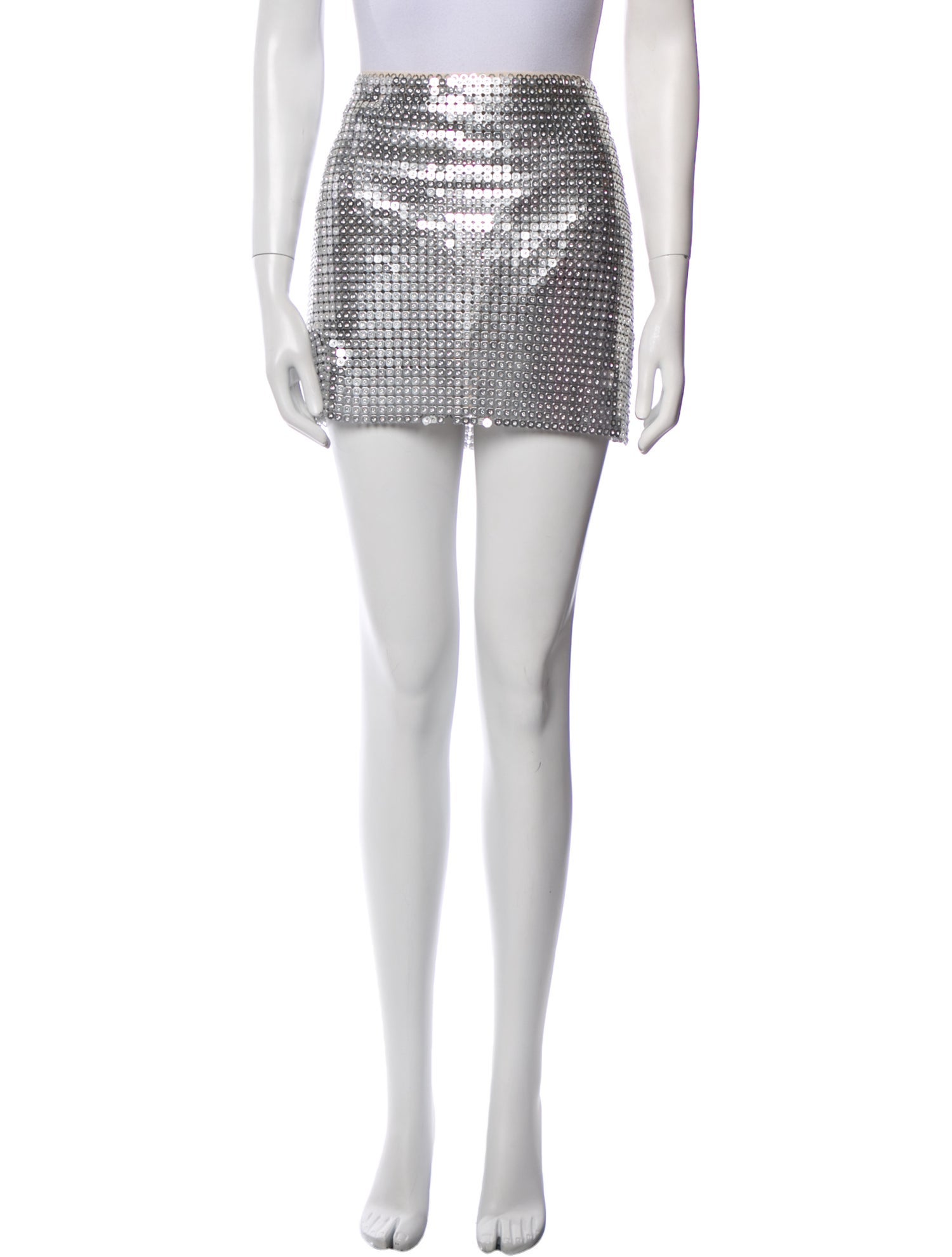 Alice + Olivia Crystal Embellishments Mini Skirt
