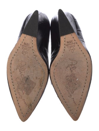 Alice + Olivia Embossed Leather Pumps