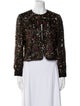 Alice + Olivia Silk Floral Print Evening Jacket