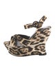 Alice + Olivia Animal Print Espadrilles