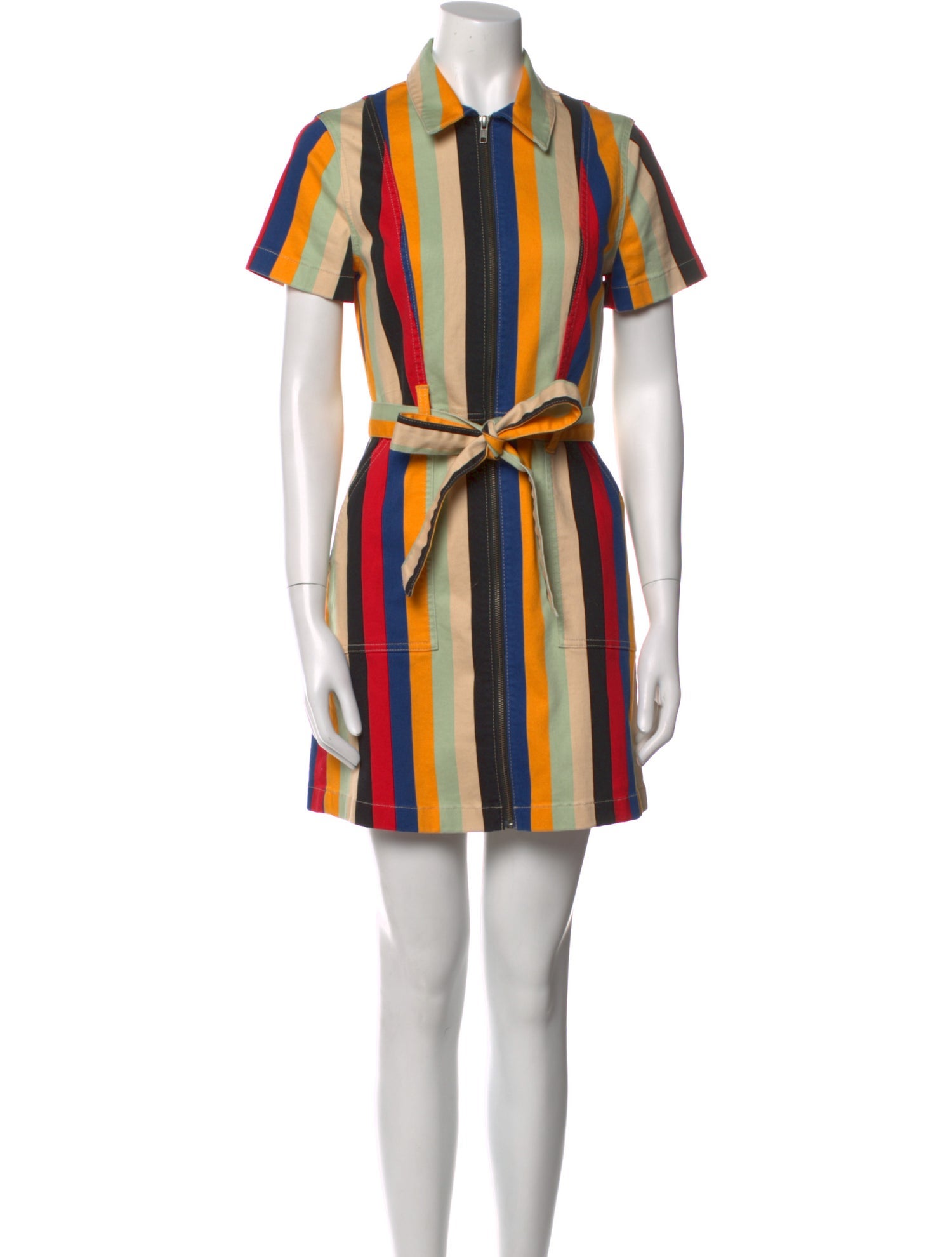 Alice + Olivia Striped Mini Dress