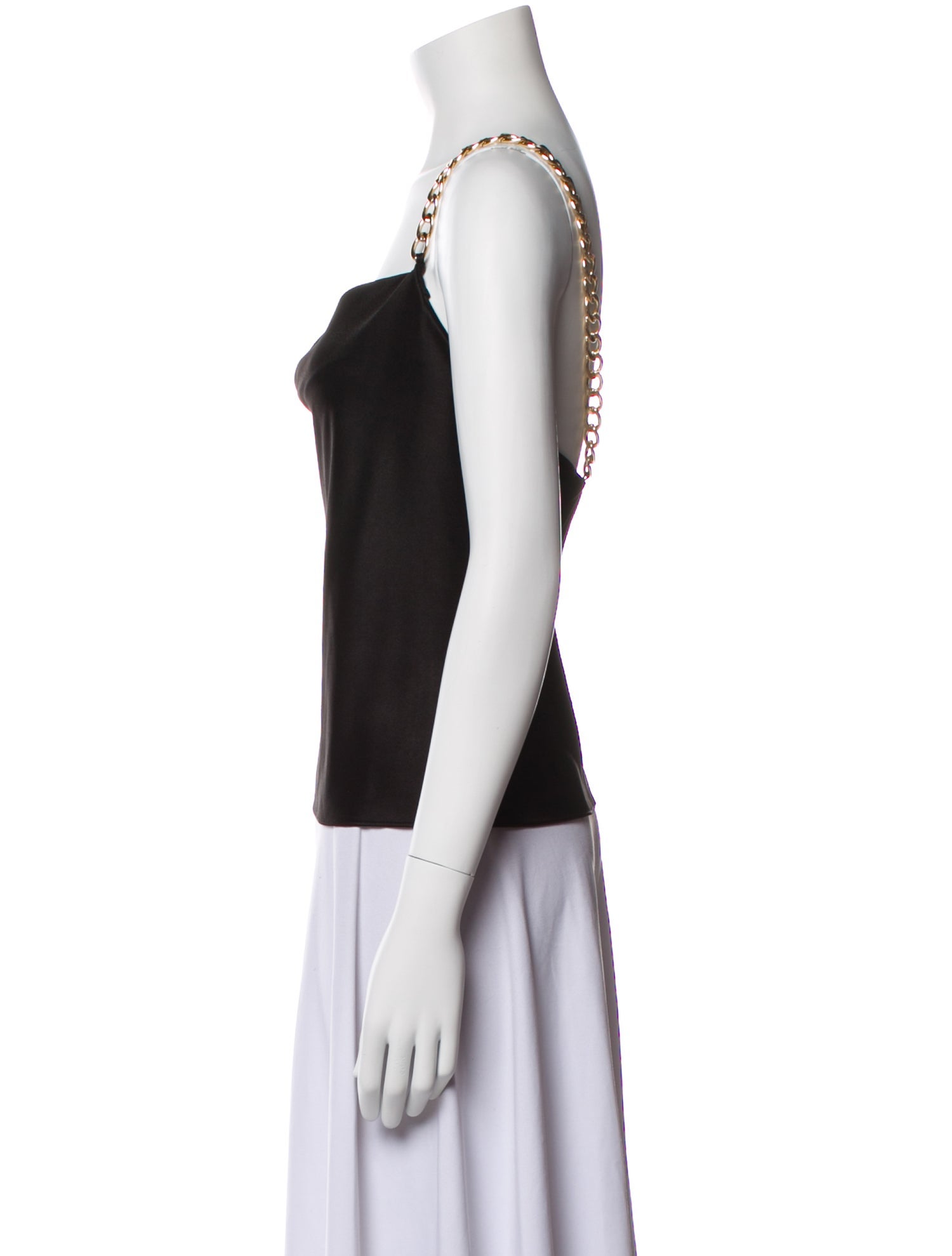 Alice + Olivia Cowl Neck Sleeveless Top