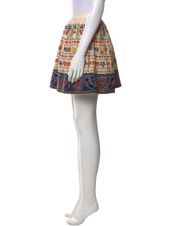 Alice + Olivia Printed Mini Skirt