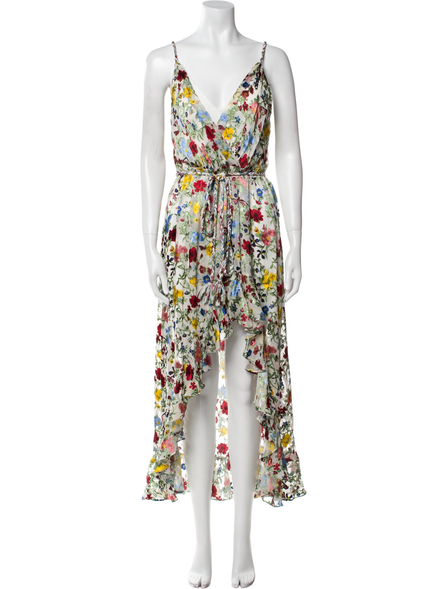 Alice + Olivia Floral Print Long Dress