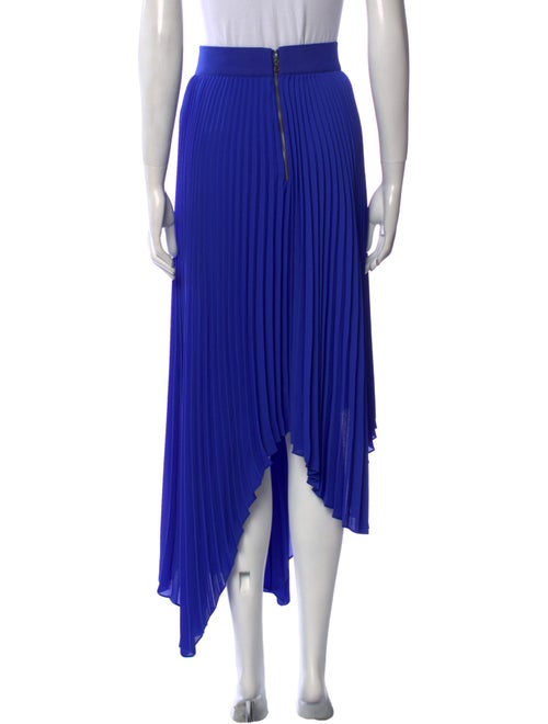 Alice + Olivia Pleated Accents Midi Length Skirt