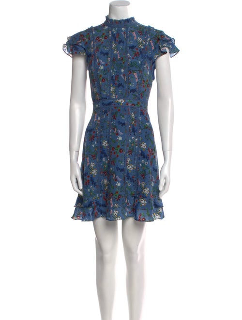 Alice + Olivia Silk Mini Dress