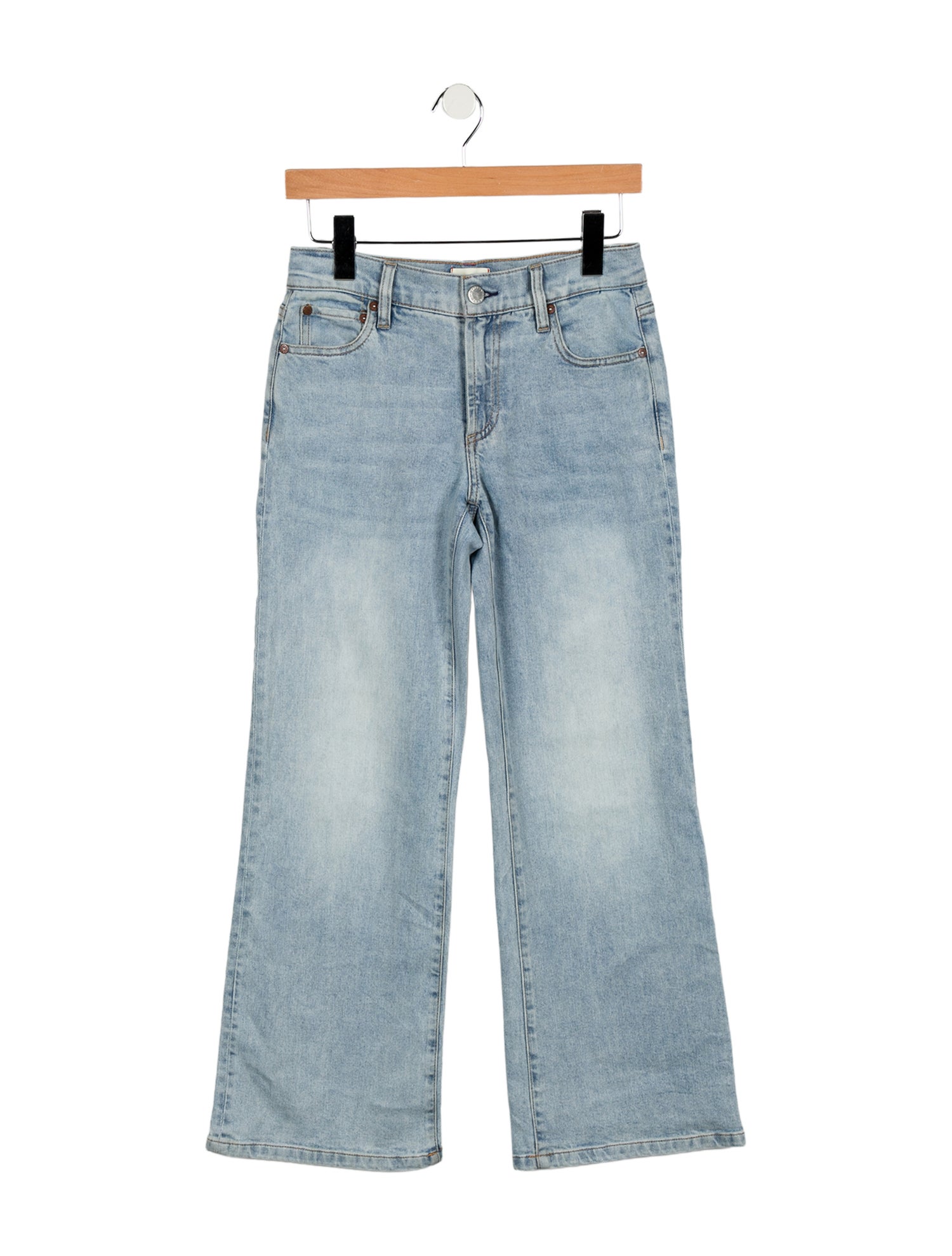 Alice + Olivia Mid-Rise Wide Leg Jeans