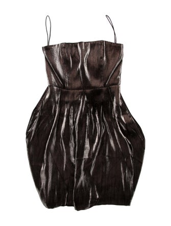 Alice + Olivia Square Neckline Mini Dress