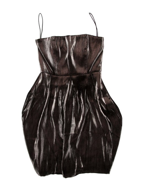 Alice + Olivia Square Neckline Mini Dress