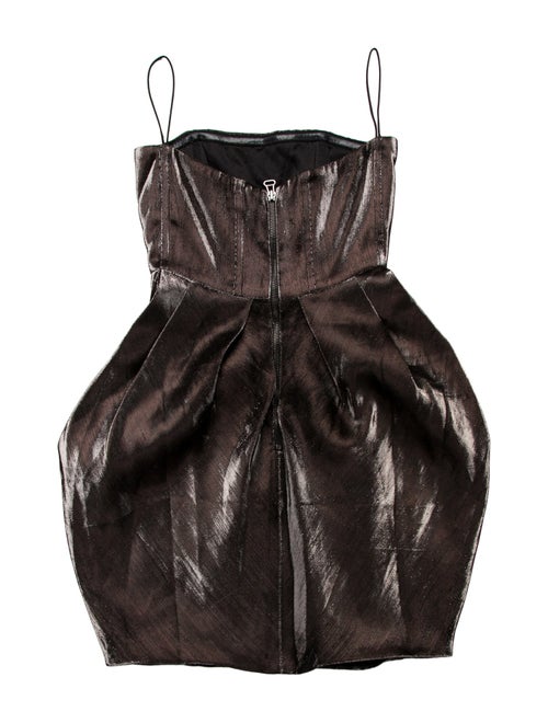 Alice + Olivia Square Neckline Mini Dress