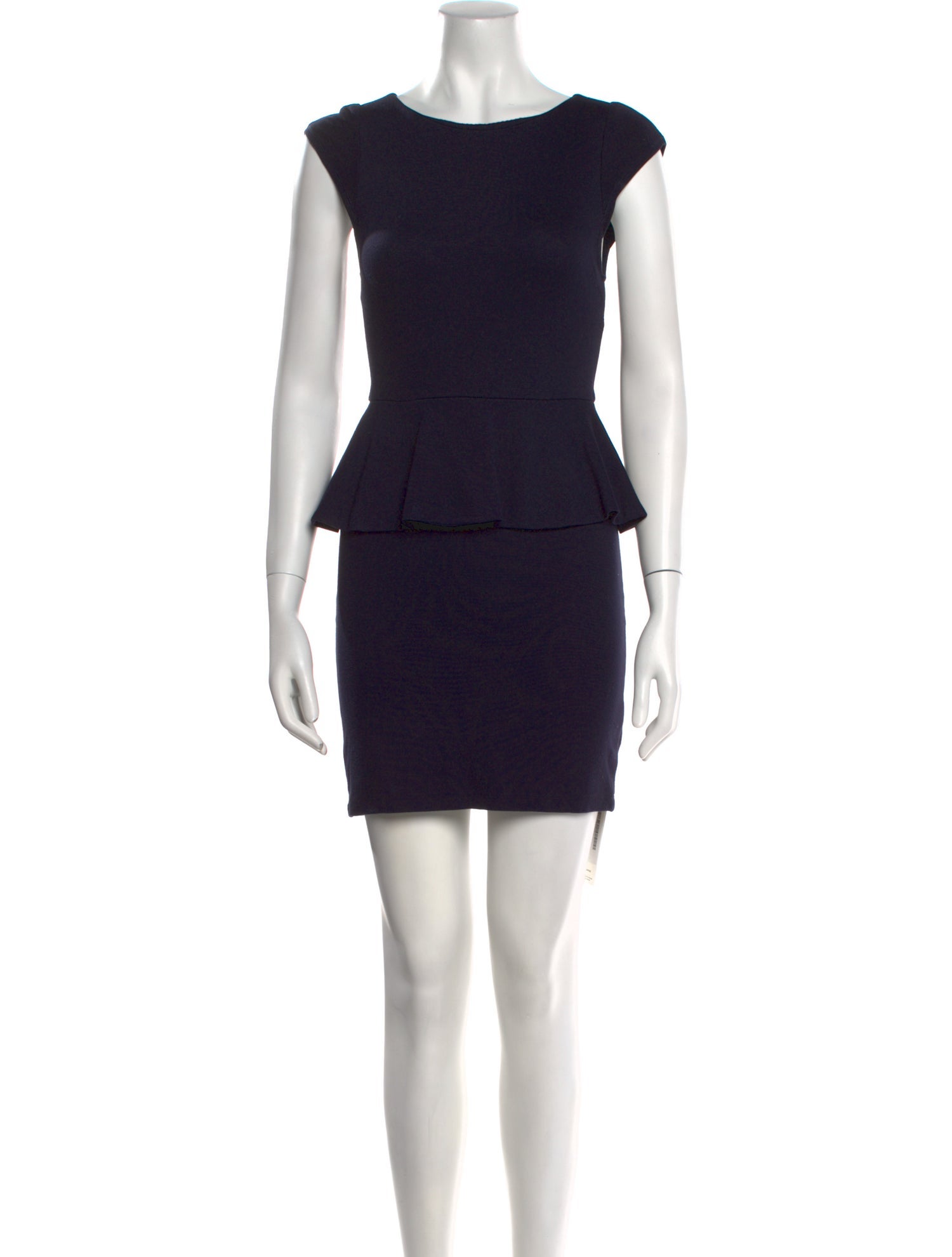 Alice + Olivia Bateau Neckline Mini Dress