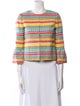 Alice + Olivia Striped Evening Jacket