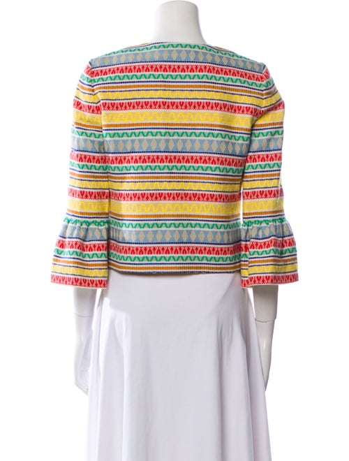 Alice + Olivia Striped Evening Jacket