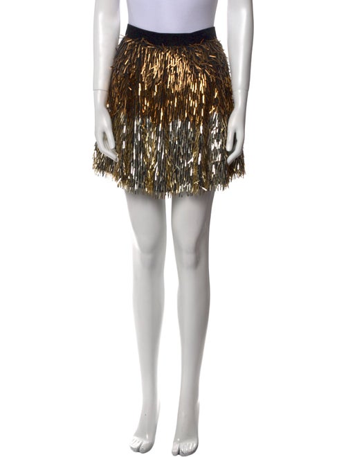 Alice + Olivia Sequin Embellishments Mini Skirt