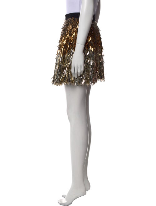 Alice + Olivia Sequin Embellishments Mini Skirt