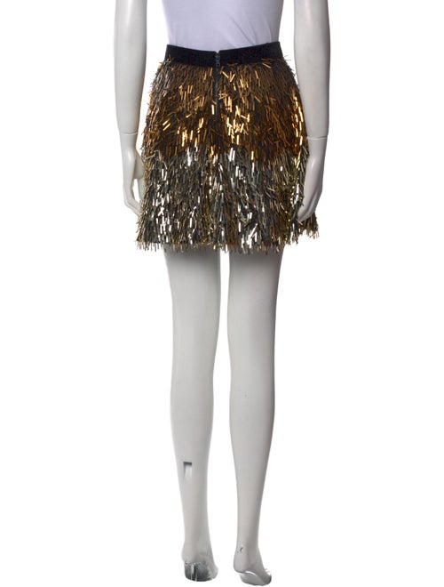 Alice + Olivia Sequin Embellishments Mini Skirt