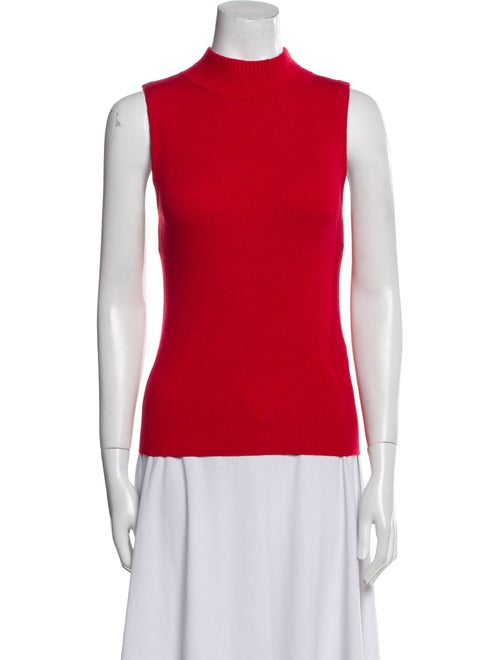 Alice + Olivia Wool Mock Neck Top