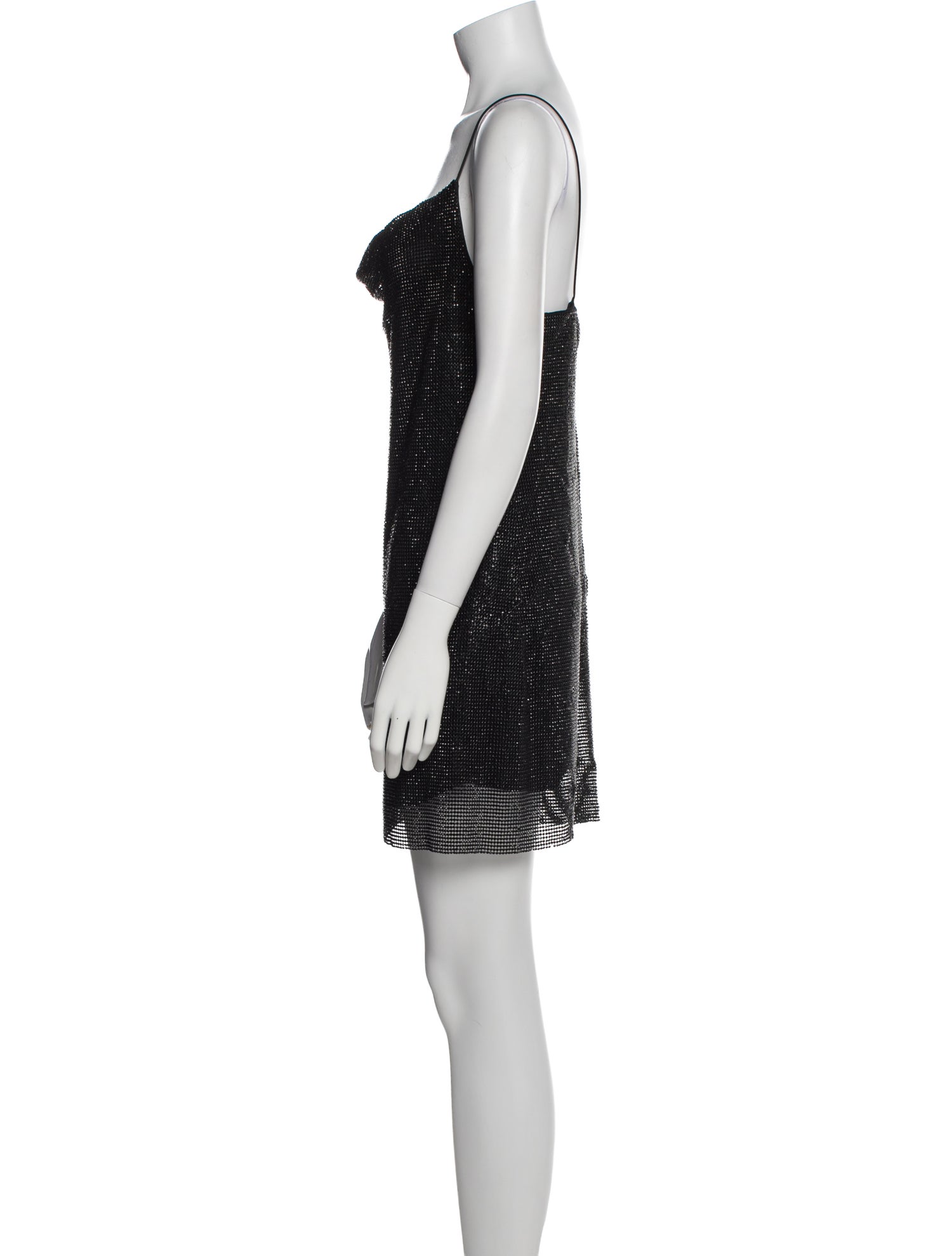 Alice + Olivia Cowl Neck Mini Dress