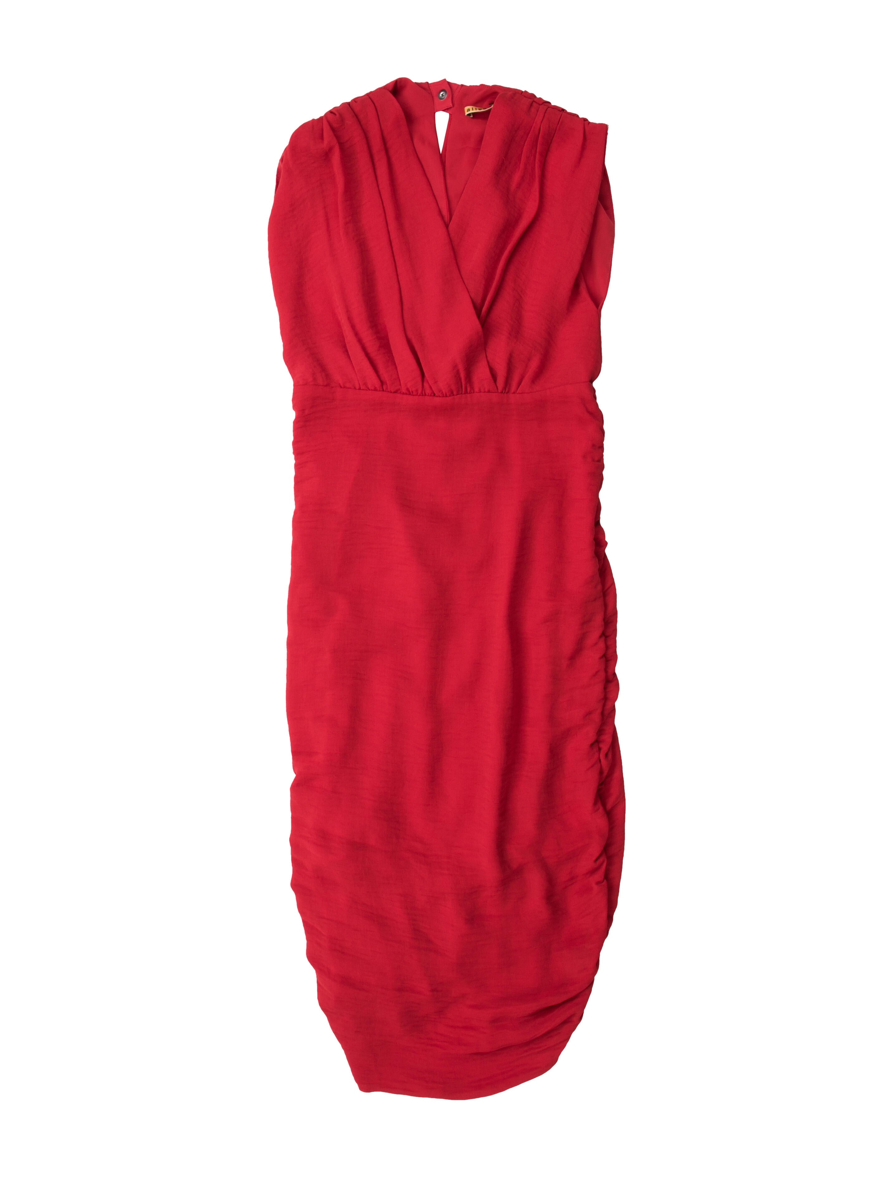 Alice + Olivia Strapless Knee-Length Dress