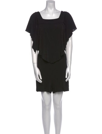 Alice + Olivia Square Neckline Romper