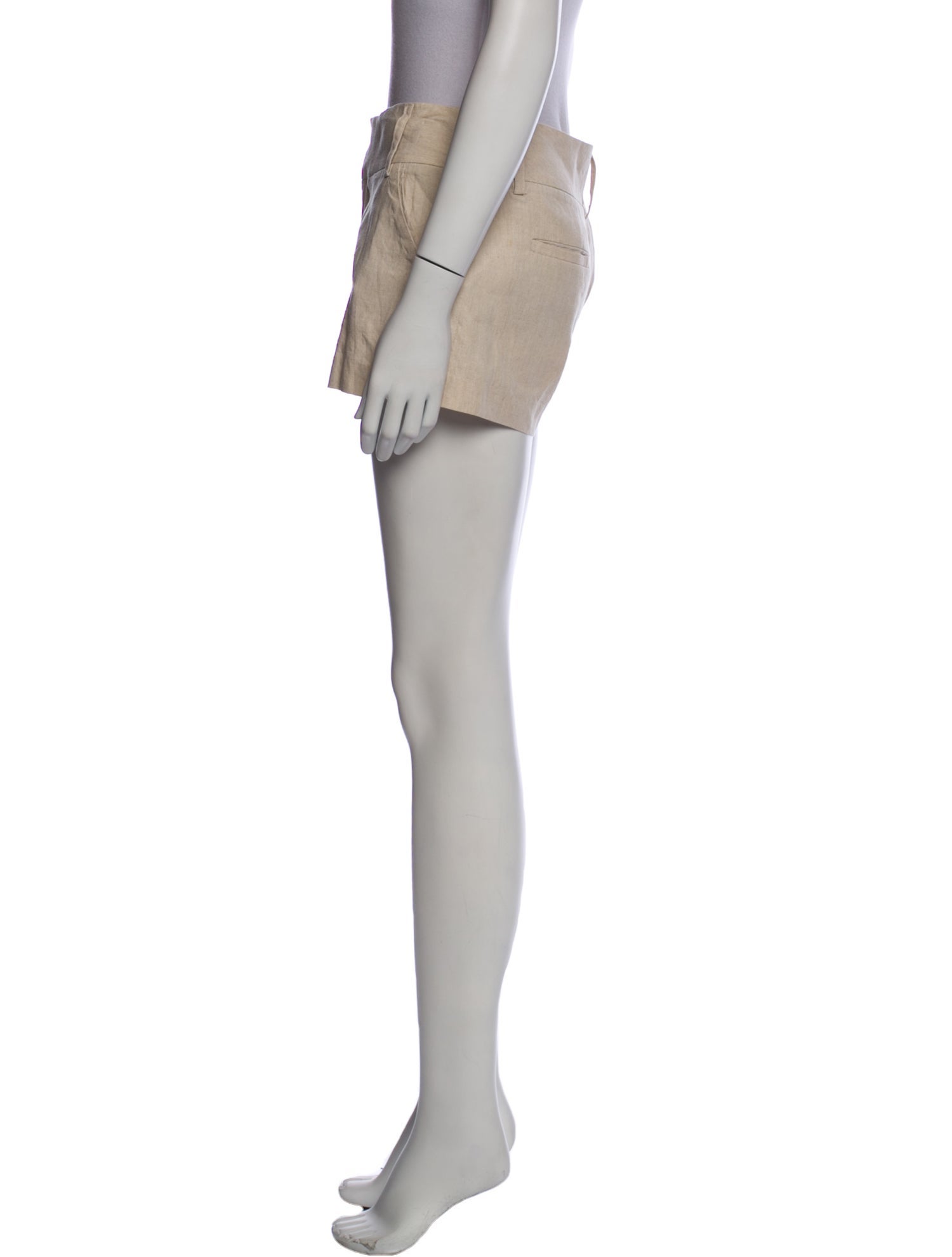 Alice + Olivia Linen Mini Shorts