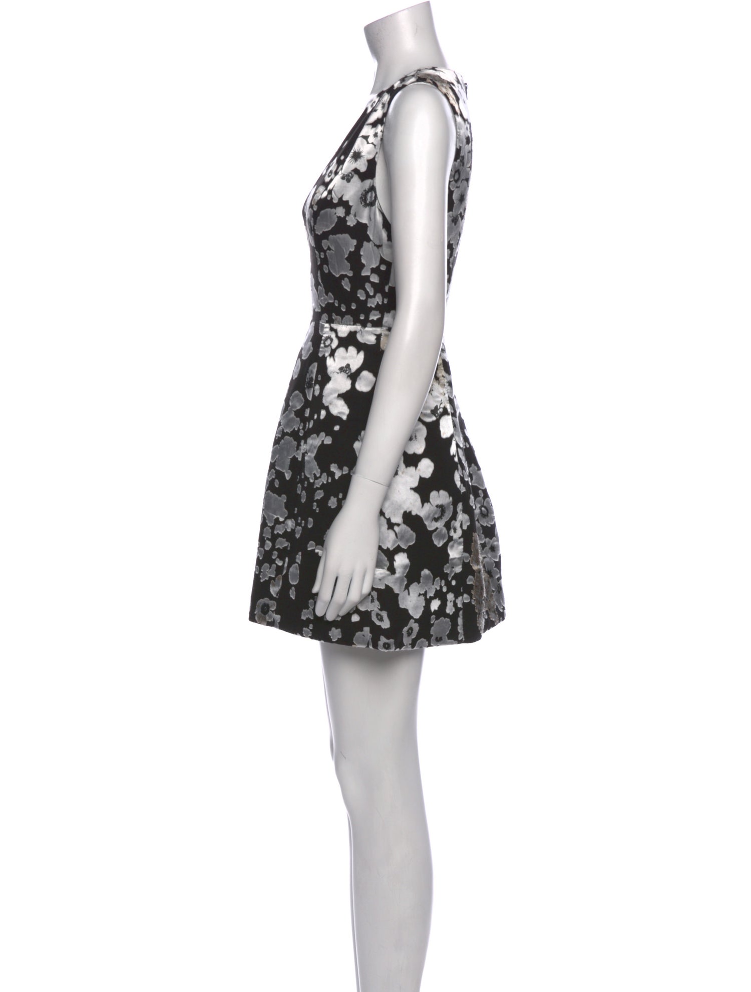 Alice + Olivia Floral Print Mini Dress