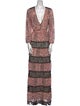 Alice + Olivia Paisley Print Long Dress