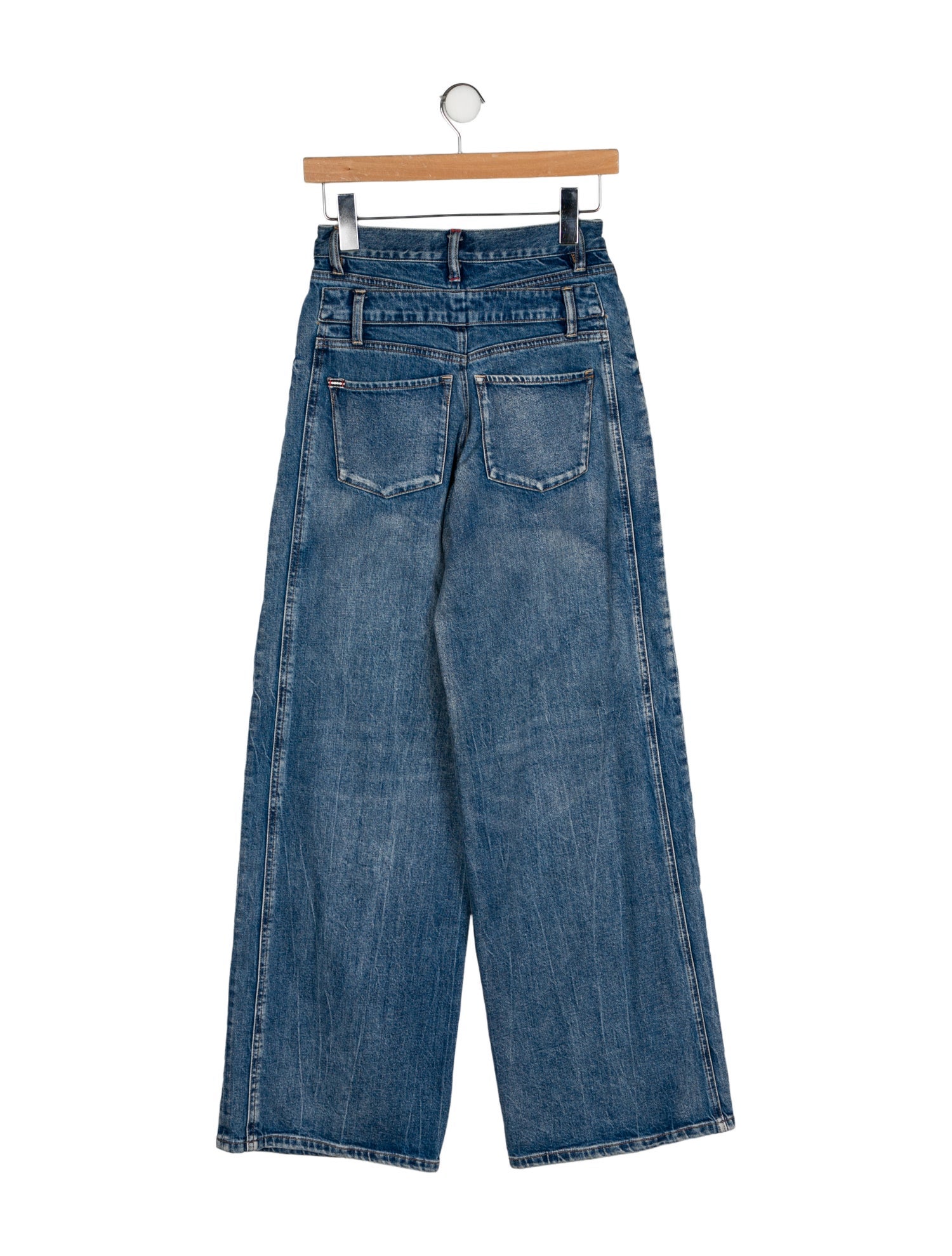 Alice + Olivia Mid-Rise Wide Leg Jeans