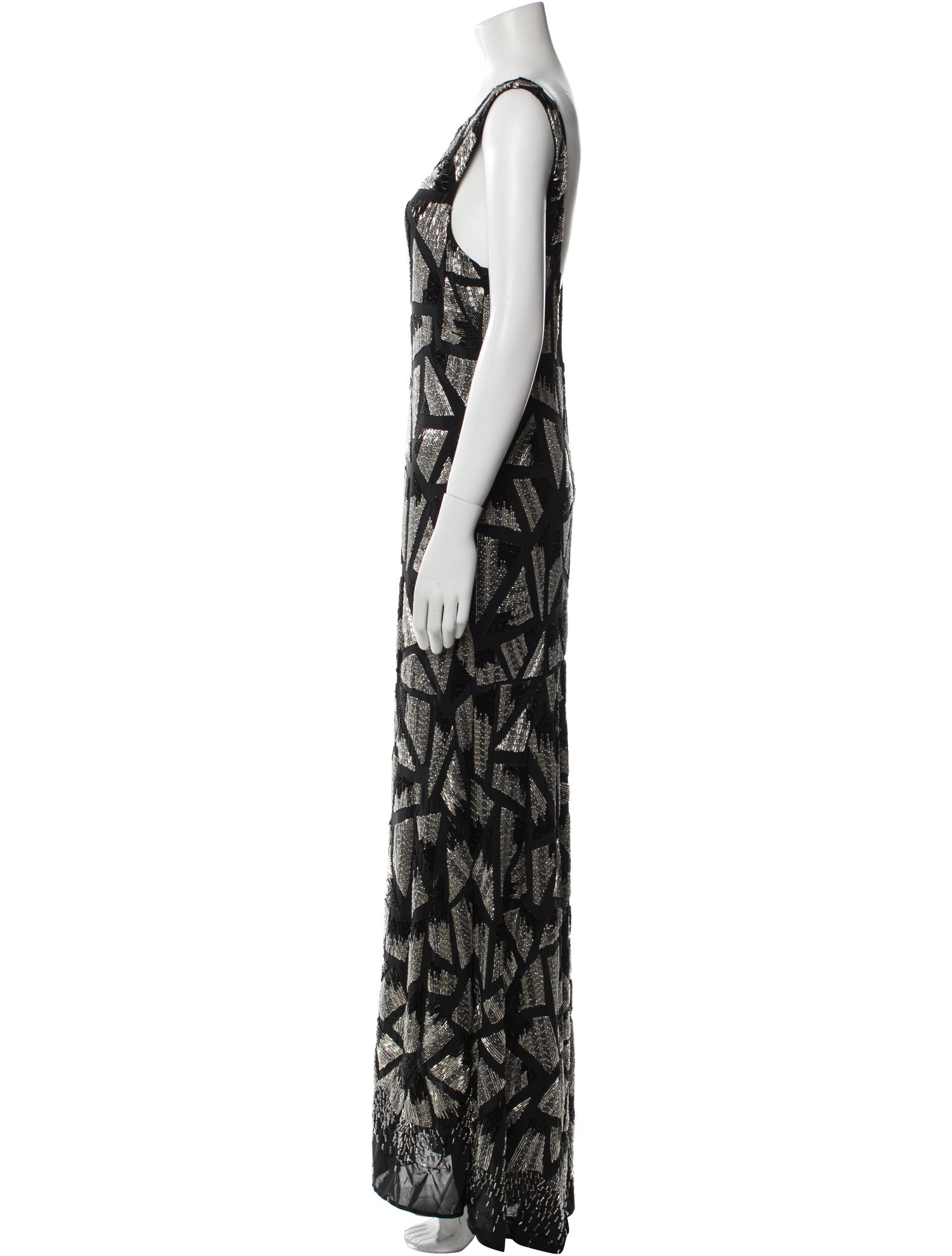 Alice + Olivia Printed Long Dress