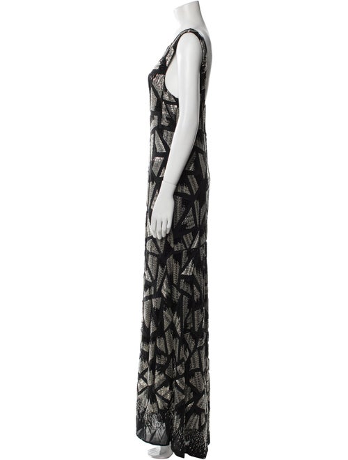 Alice + Olivia Printed Long Dress