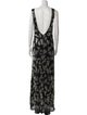 Alice + Olivia Printed Long Dress