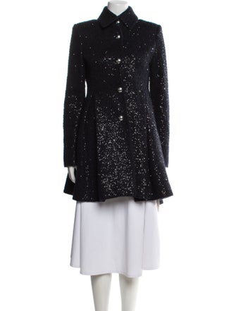 Alice + Olivia Mohair Printed Coat