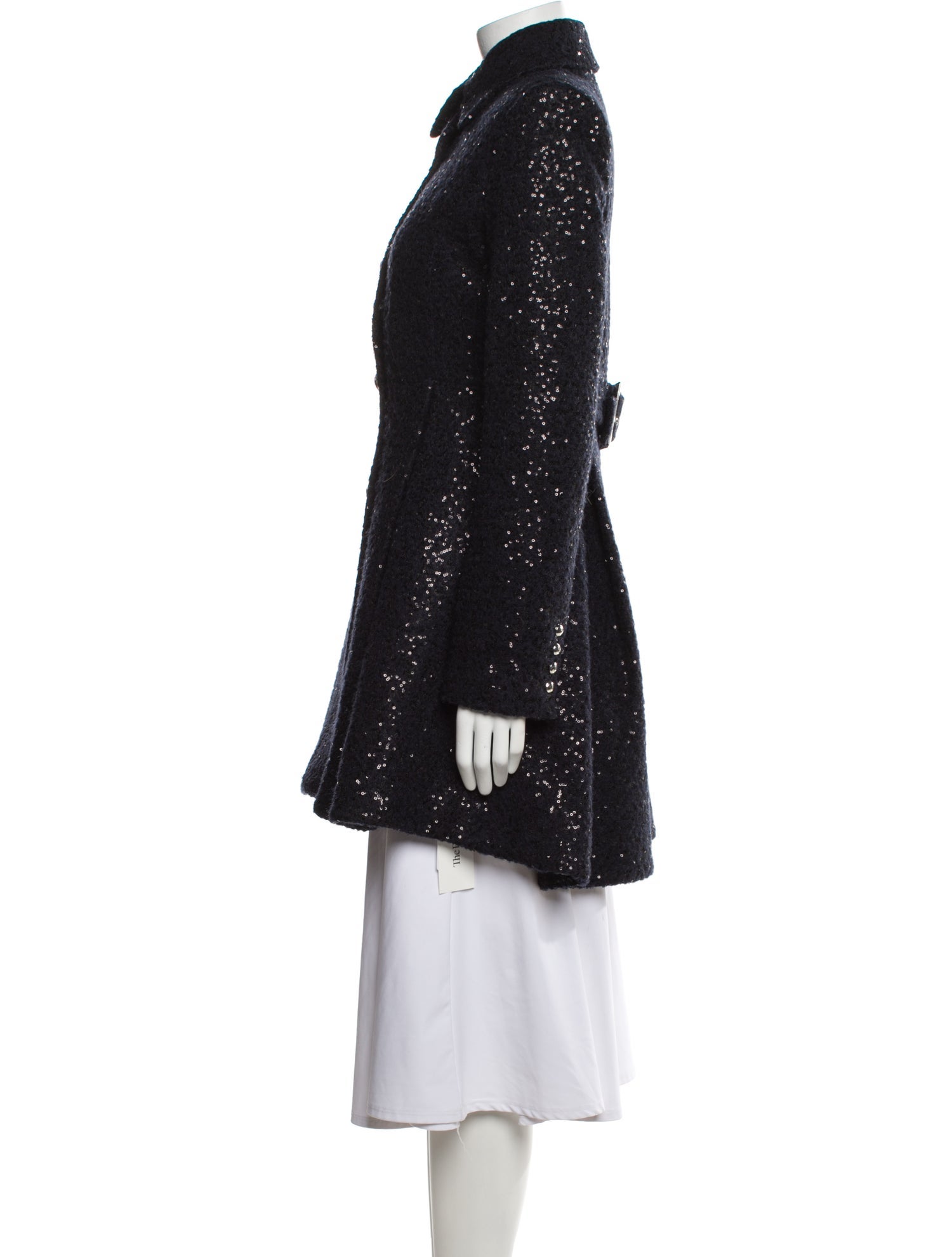 Alice + Olivia Mohair Printed Coat