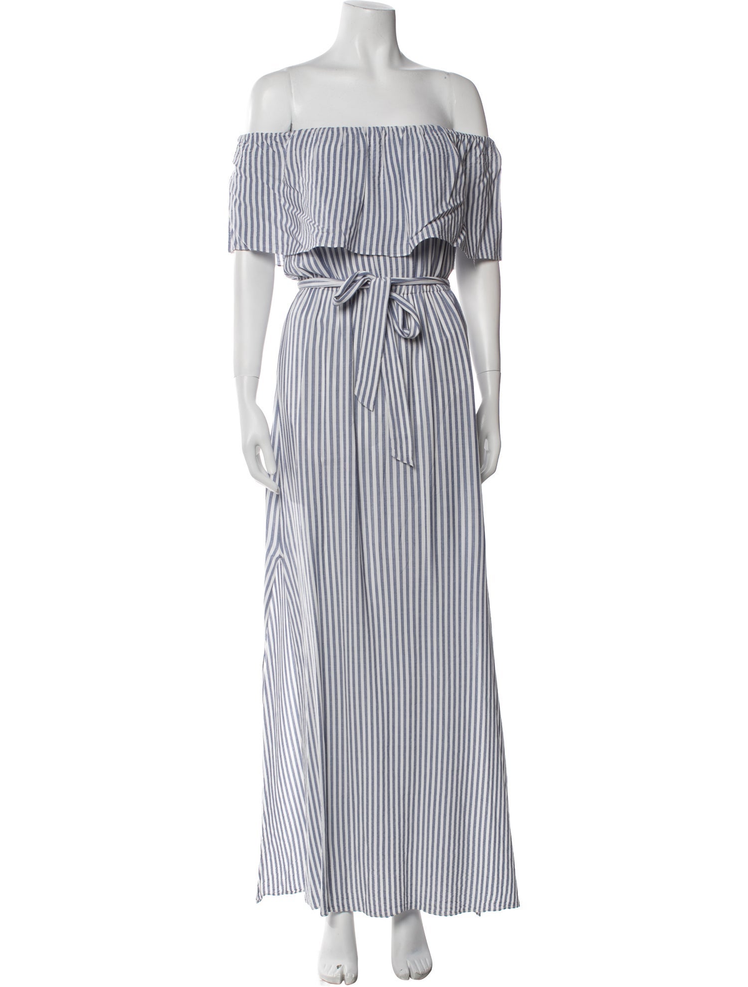 Alice + Olivia Striped Long Dress