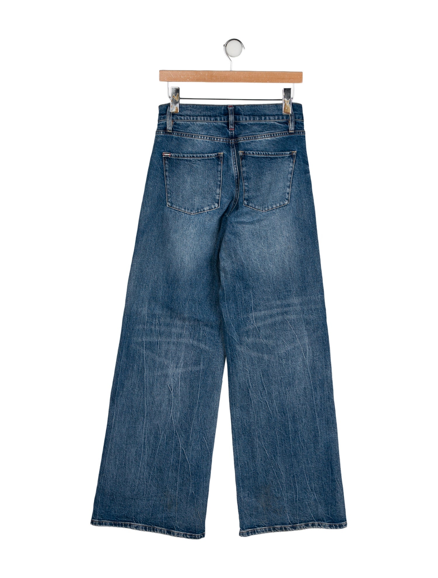 Alice + Olivia High-Rise Wide Leg Jeans