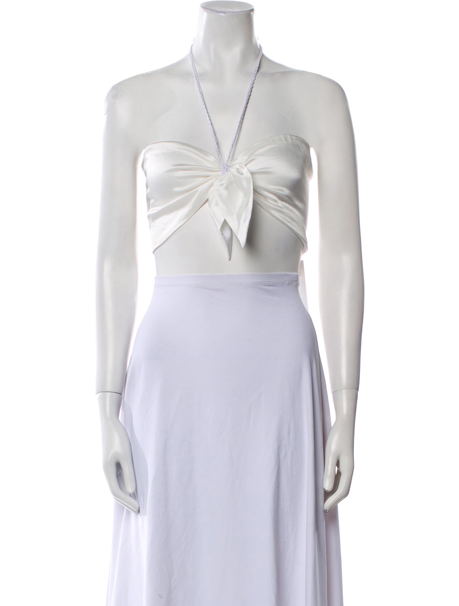 Alice + Olivia Halterneck Sleeveless Crop Top