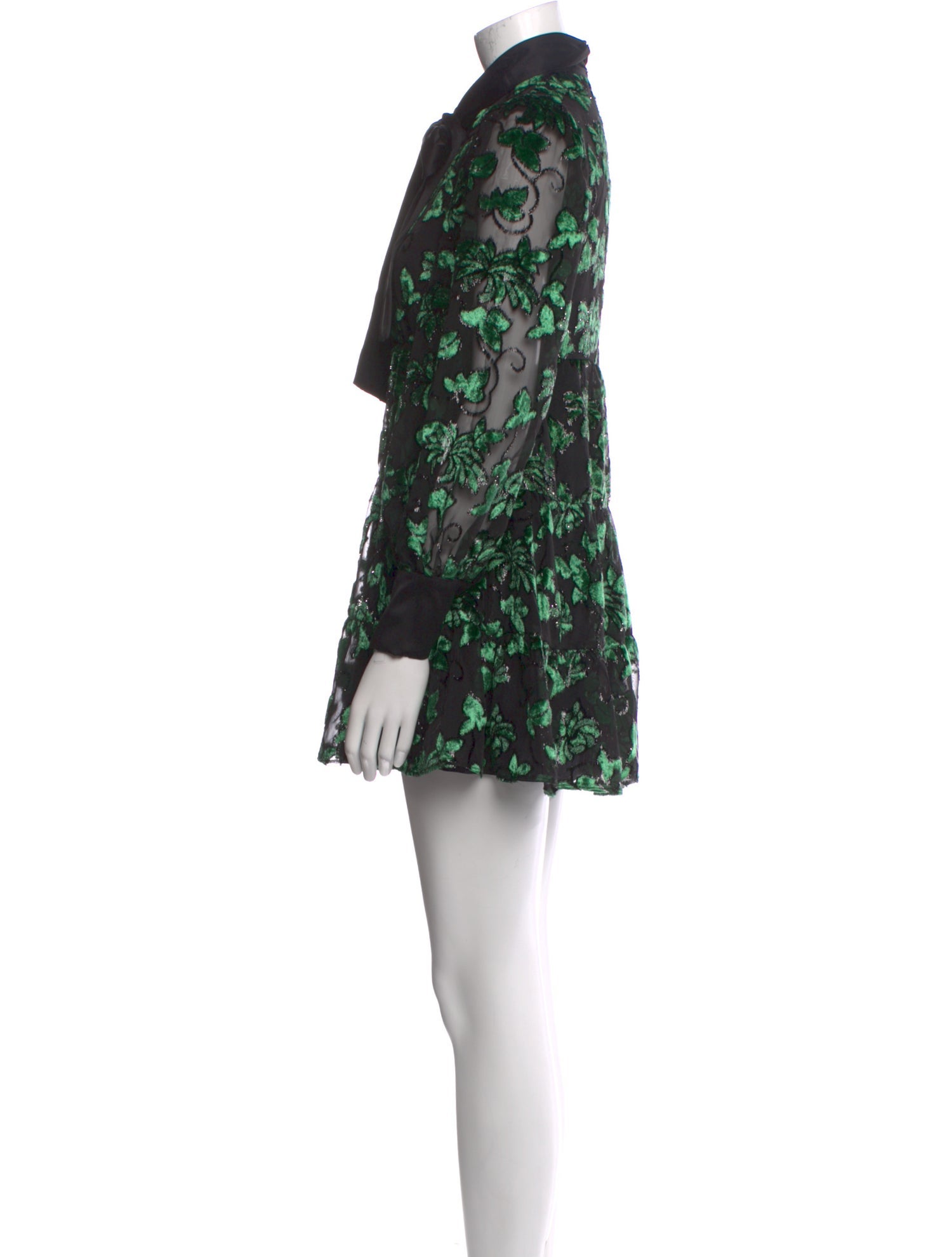 Alice + Olivia Floral Print Mini Dress