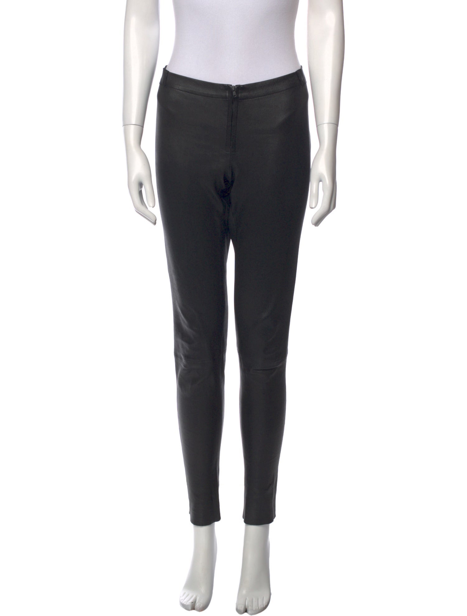 Alice + Olivia Leather Skinny Leg Pants