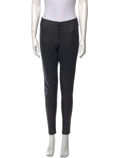 Alice + Olivia Leather Skinny Leg Pants