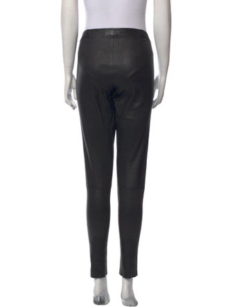 Alice + Olivia Leather Skinny Leg Pants