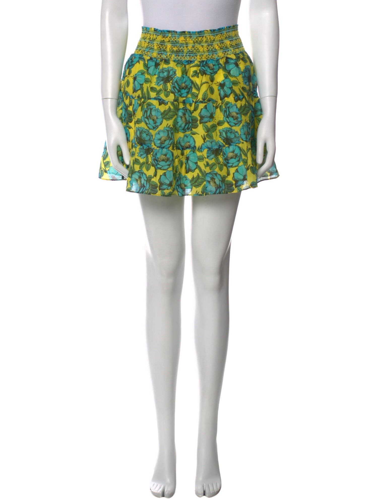 Alice + Olivia Floral Print Mini Skirt
