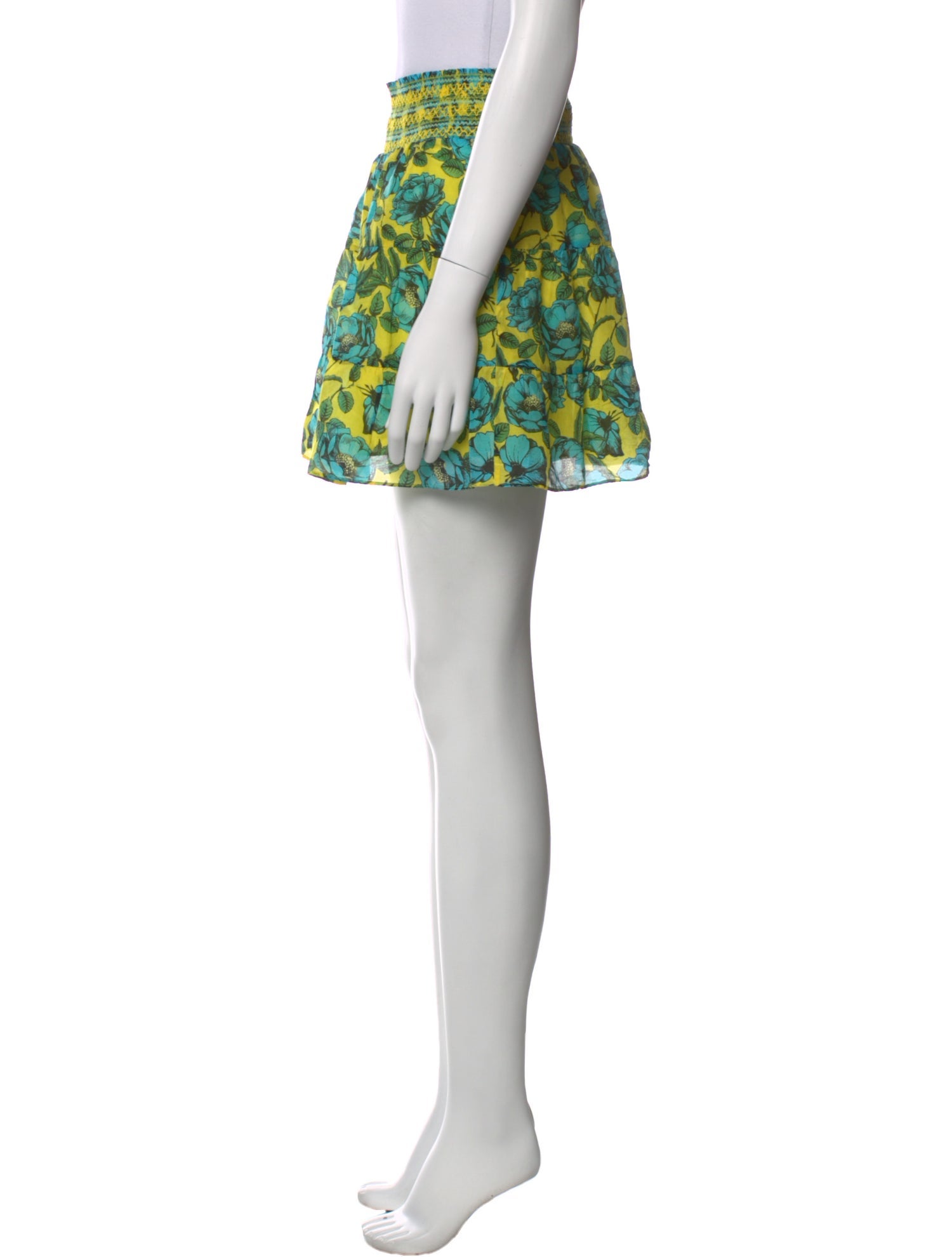 Alice + Olivia Floral Print Mini Skirt