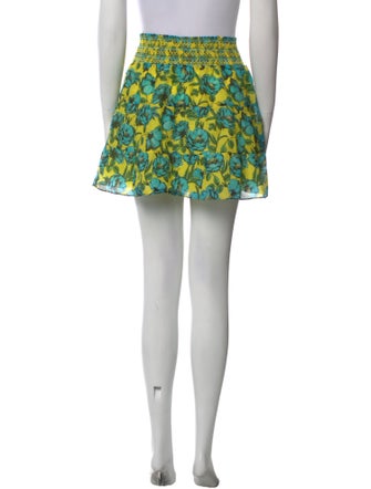 Alice + Olivia Floral Print Mini Skirt