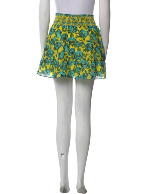 Alice + Olivia Floral Print Mini Skirt