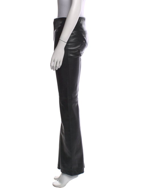 Alice + Olivia Leather Wide Leg Pants